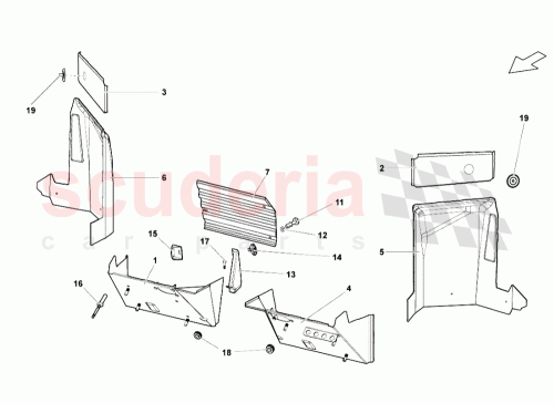 Part Diagram for Lamborghini 407805115