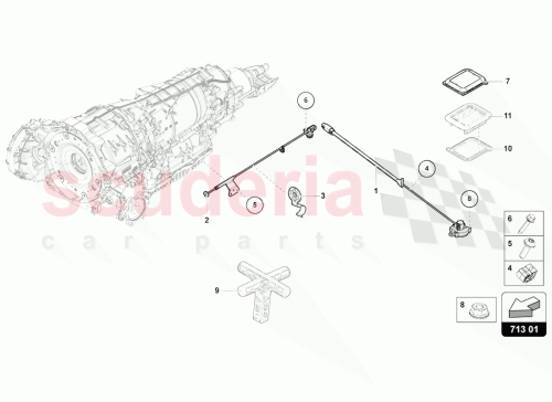 Part Diagram for Lamborghini 95B611797