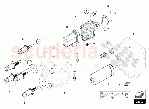 Part Diagram for Lamborghini 470398003D