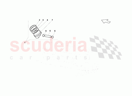 Part Diagram for Lamborghini 07M107113C