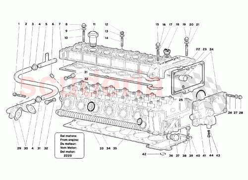 Part Diagram for Lamborghini 008600906