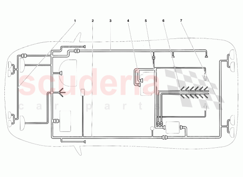 Part Diagram for Lamborghini 006137482