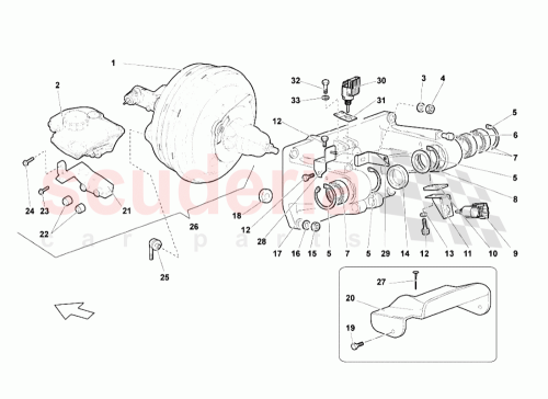 Part Diagram for Lamborghini 413721117A