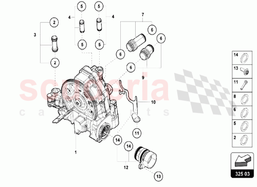 Part Diagram for Lamborghini N91187501
