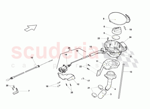 Part Diagram for Lamborghini 400809909A