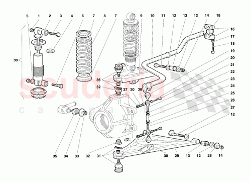 Part Diagram for Lamborghini 005230804