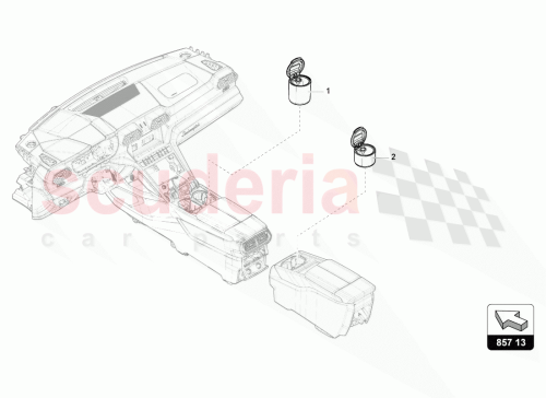 Part Diagram for Lamborghini 4T0857951A3Q7
