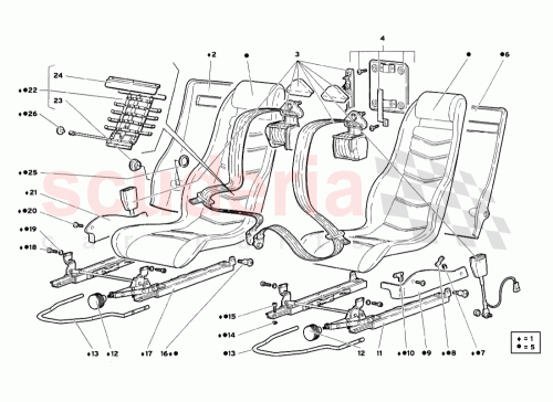 Part Diagram for Lamborghini 009435332