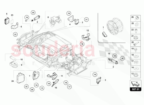 Part Diagram for Lamborghini 470807777