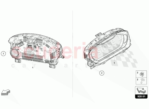 Part Diagram for Lamborghini 4M0919791A