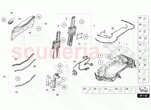 Part Diagram for Lamborghini 4T7825402