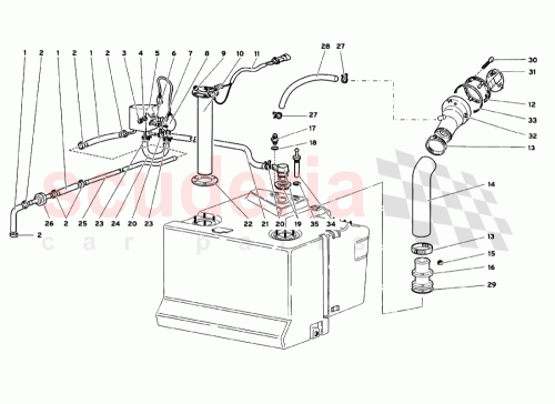 Part Diagram for Lamborghini 0062001313
