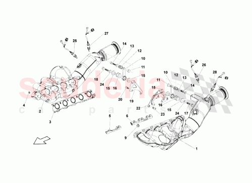 Part Diagram for Lamborghini 1K0998262L
