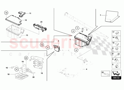 Part Diagram for Lamborghini 8K0937517