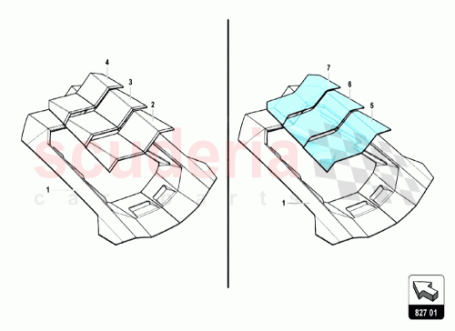 Part Diagram for Lamborghini 476827631F