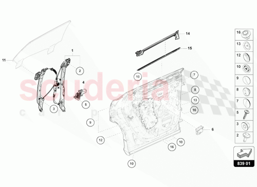 Part Diagram for Lamborghini 4ML837462