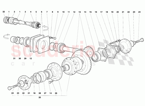 Part Diagram for Lamborghini 008254503