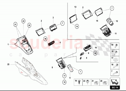 Part Diagram for Lamborghini 470919609F
