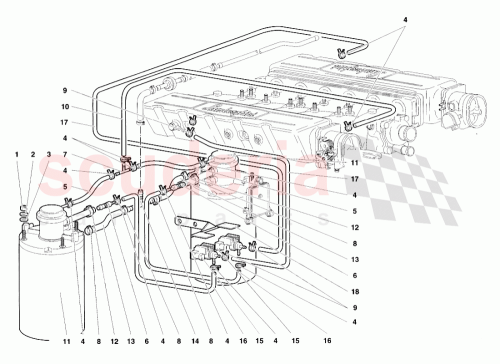 Part Diagram for Lamborghini 006237208