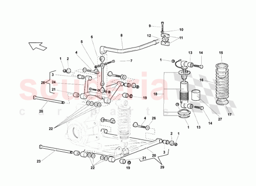 Part Diagram for Lamborghini 005133618