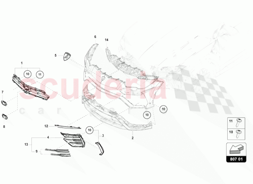 Part Diagram for Lamborghini 4ML8078193FZ