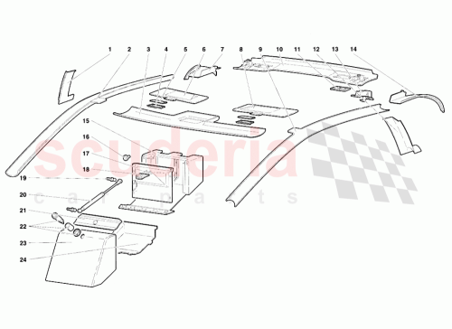 Part Diagram for Lamborghini 009458241
