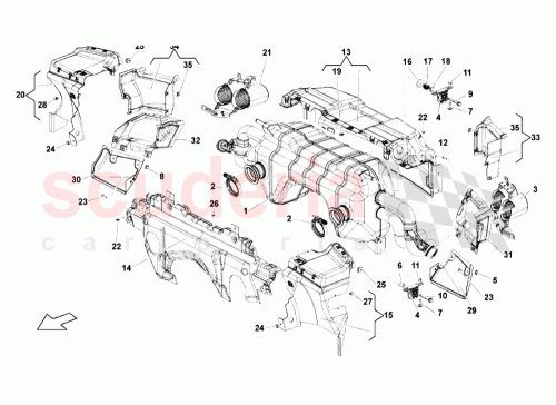Part Diagram for Lamborghini 400251051