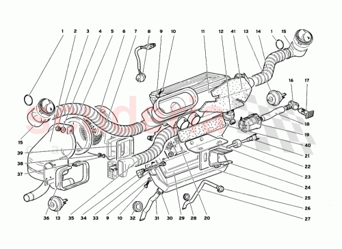 Part Diagram for Lamborghini 004535410