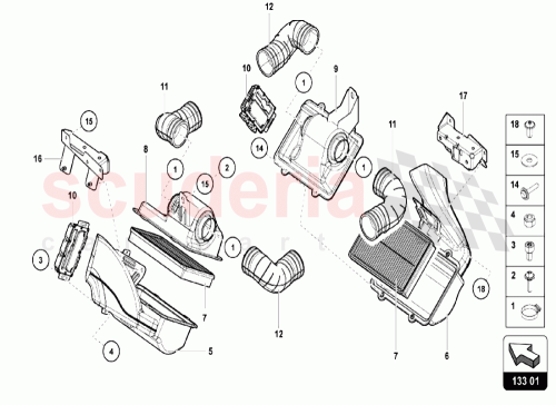 Part Diagram for Lamborghini 470905367D