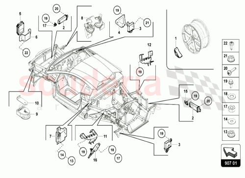 Part Diagram for Lamborghini 470907732A