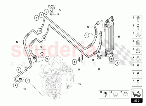Part Diagram for Lamborghini N10762301