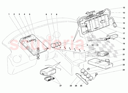 Part Diagram for Lamborghini 008700667