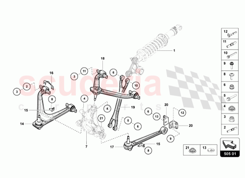 Part Diagram for Lamborghini 470501529D