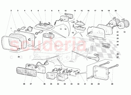 Part Diagram for Lamborghini 006331780