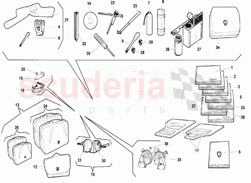Part Diagram for Lamborghini 400012037