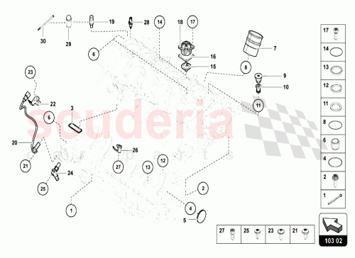 Part Diagram for Lamborghini 07M103649