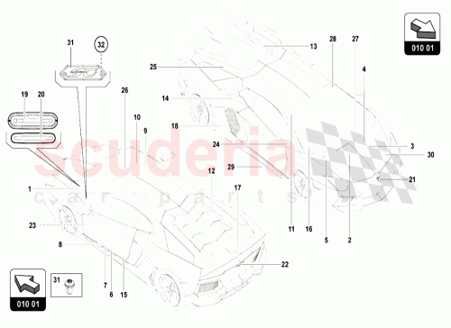 Part Diagram for Lamborghini 475010525B