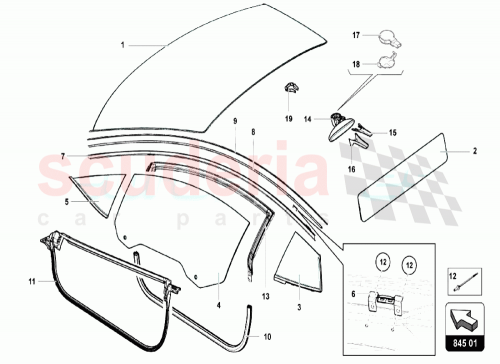 Part Diagram for Lamborghini 476853701B