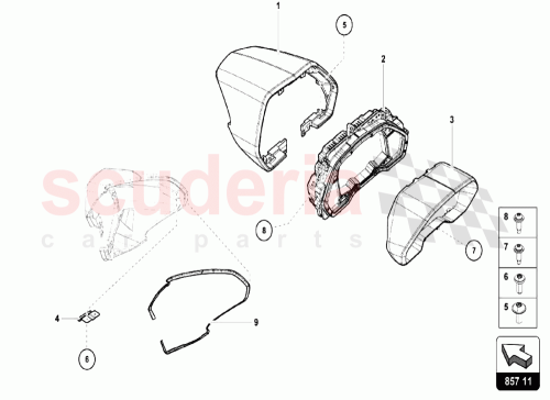 Part Diagram for Lamborghini 472858278D