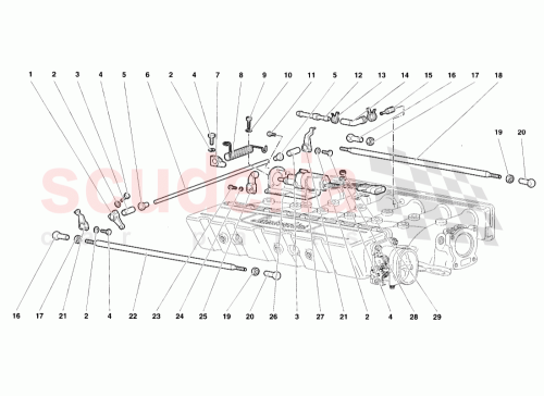 Part Diagram for Lamborghini 001311580