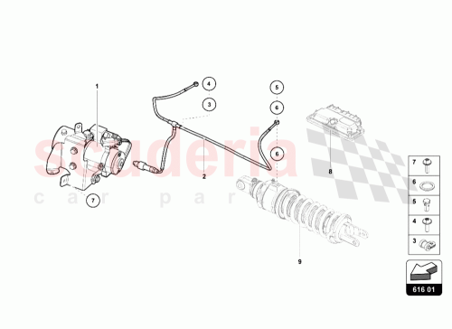 Part Diagram for Lamborghini WHT005247
