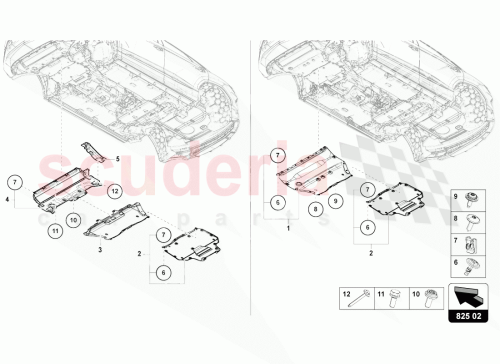 Part Diagram for Lamborghini 4M0825235AQ