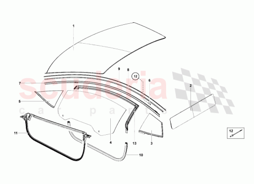 Part Diagram for Lamborghini 476845501A