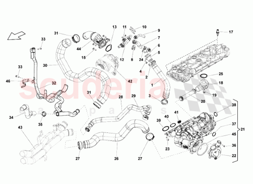 Part Diagram for Lamborghini 400121463A