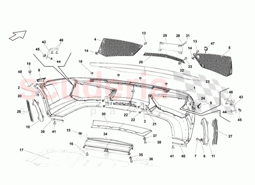 Part Diagram for Lamborghini 400807241A
