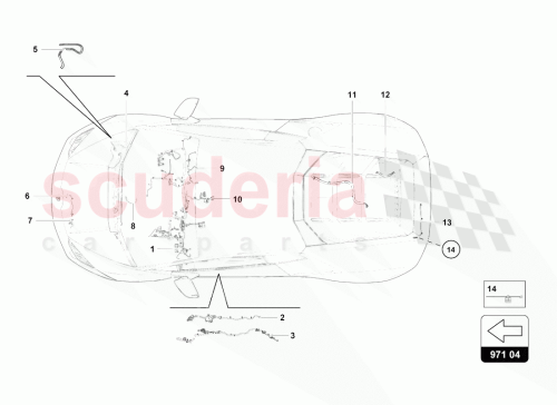 Part Diagram for Lamborghini N10703001