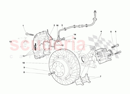 Part Diagram for Lamborghini 410615405A
