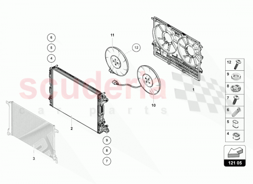 Part Diagram for Lamborghini 4ML121557