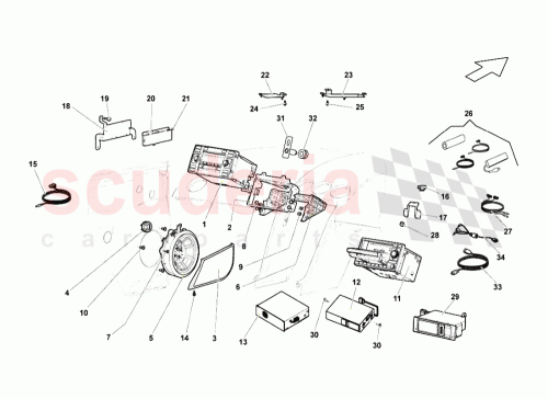 Part Diagram for Lamborghini 400863321A