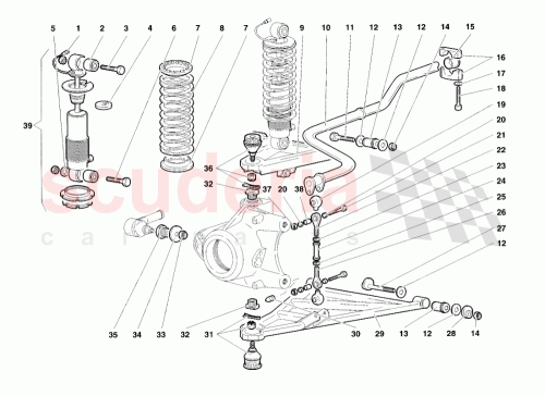Part Diagram for Lamborghini 005133241